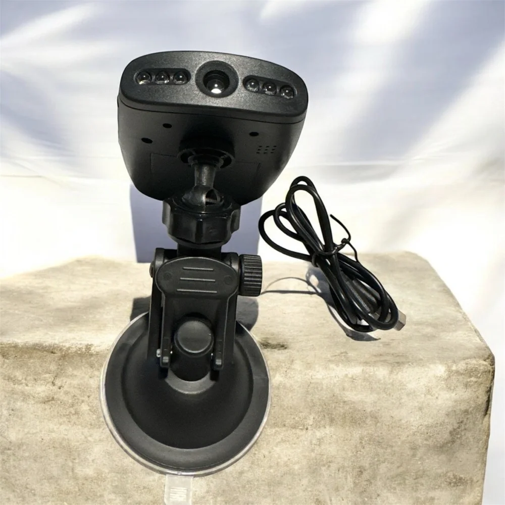 Black Dash Camera with Mount